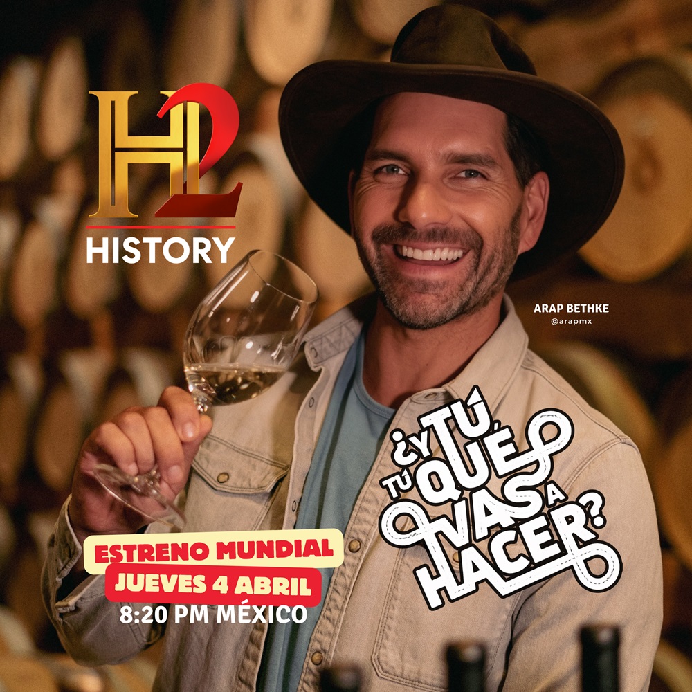 Arap Bethke estrena serie turística de México por HISTORY Channel